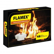 Pastile parafina Flamex albe 48 buc